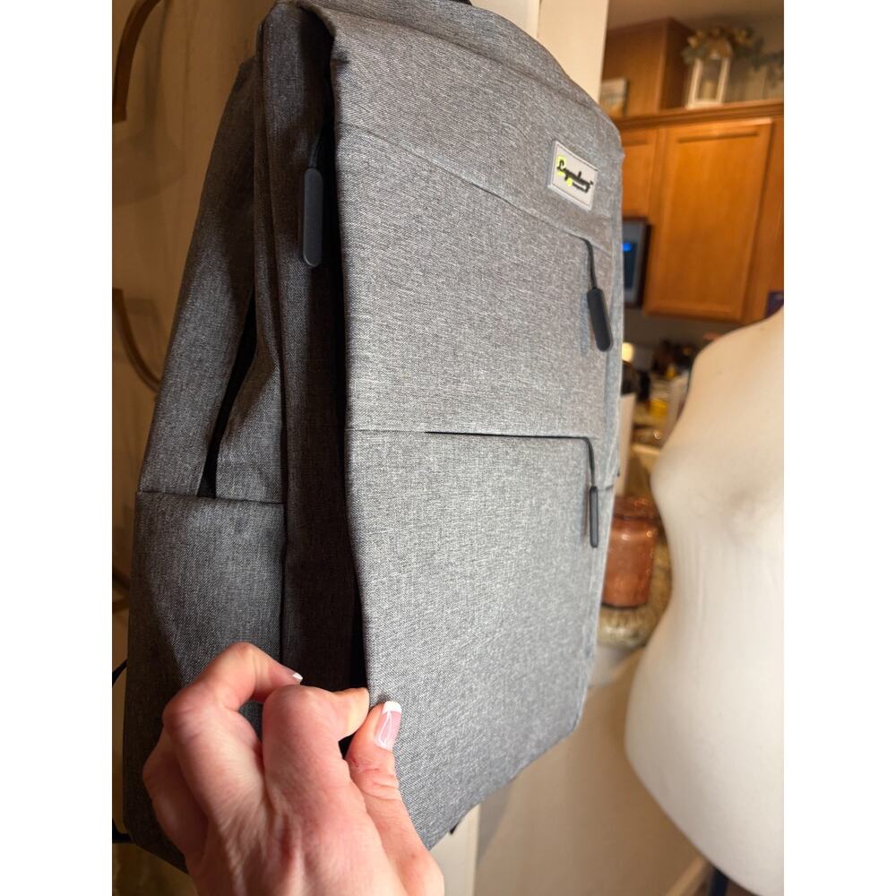 Legendary Computer Backpack, Fits 15.6" or Smaller Laptops, External USB Cable - Picture 5 of 7